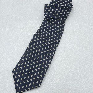 Harrods Navy & Gold Silk Tie